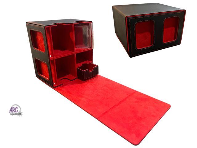 Lot 56-608330 - New - commander deck box designed for storing trading cards for games such as Magic: The Gathering (...