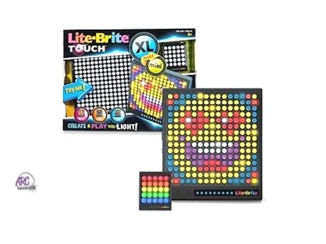 Lot 56-747939 - New open box. Lite-Brite Touch XL &amp; Mini Touch Combo Pack