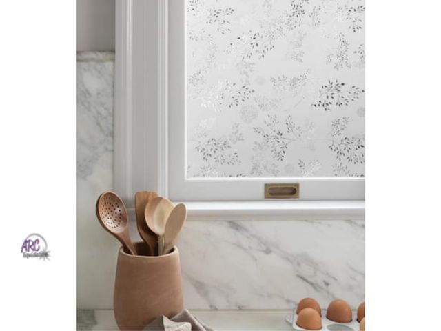 Lot 56-255623 - NEW OPEN PACKAGE Artscape 24 in. W x 36 in. H Elderberry Decorative Window Film