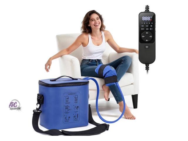 Lot 56-192040 - New Cold Therapy Machine, Portable Ice Machine for Knee After Surgery, Programmable Knee Replacement...