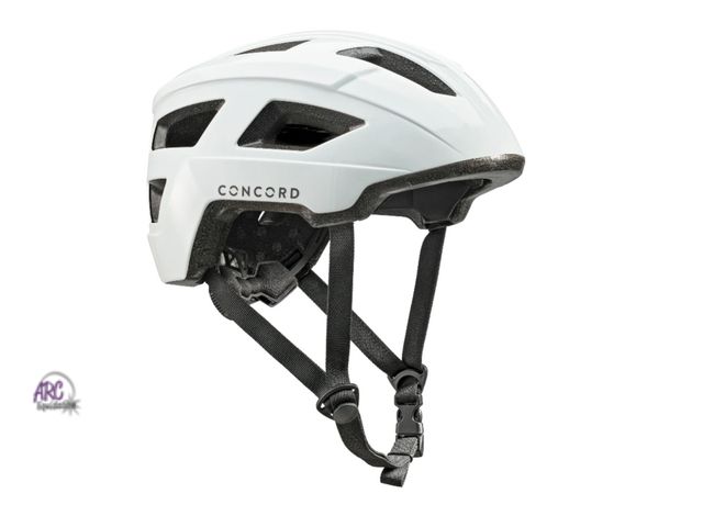 Lot 56-156251 - New Concord Adult Light Gray Bike Helmet, Adjustable Fit, Ages 14+