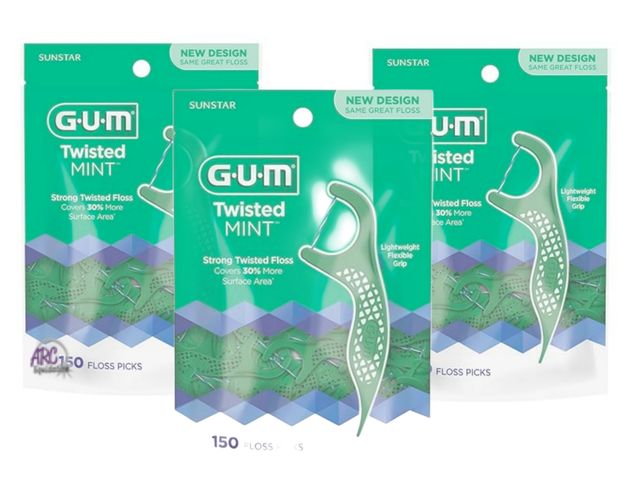 Lot 56-887240 - New - G.U.M Professional Clean 450ct Flows Picks - Mint