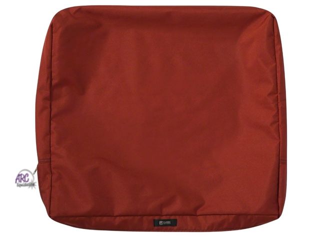 Lot 56-856833 - New - Classic Accessories 23x20 Outdoor Cusion - Spice - Includes x1 Cushion x1 Spice colored Cover