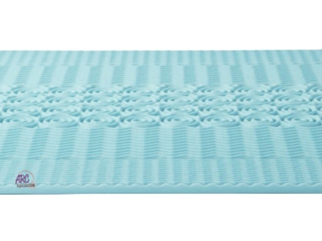 Lot 56-546017 - NEW-LUCID-5-zone gel memory foam mattress topper-2 inch-full size