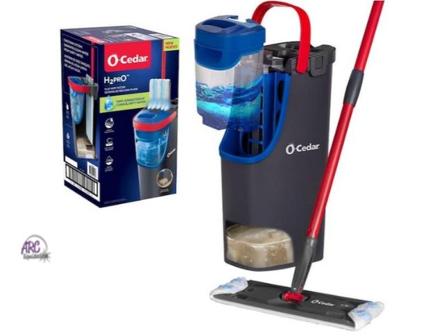 Lot 56-504665 - NEW-DAMAGED BOX-O-Cedar H2prO Microfiber Flat Mop System