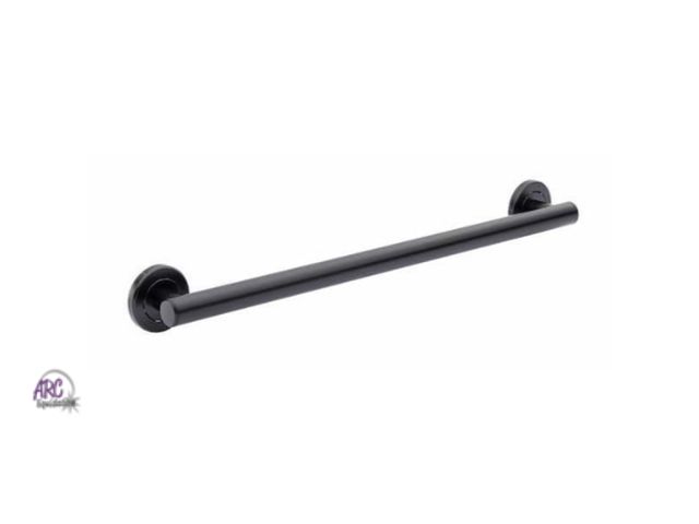 Lot 56-597523 - NEW-Dorind 24 in. x 1 1/4 in. Decorative Grab Bar in Matte Black