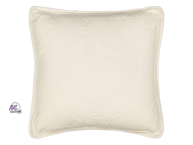 Lot 56-225718 - New King Charles Modern Farmhouse Floral Matelasse Decorative Pillow, 100% Cotton Breathable Bedding...