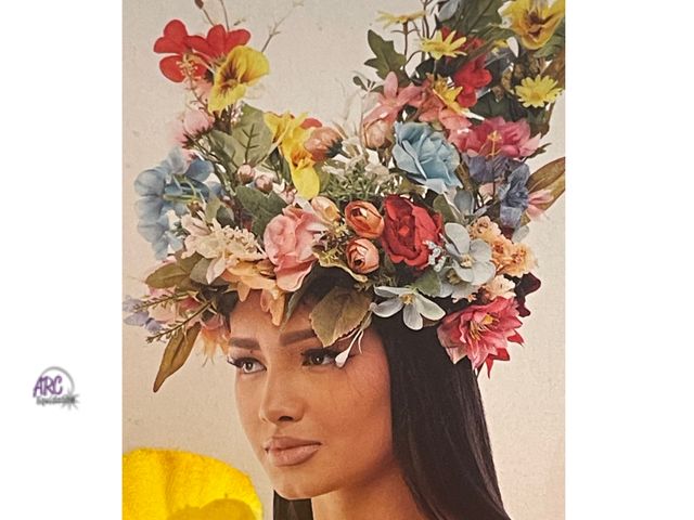 Lot 56-238020 - New Floral Headpiece