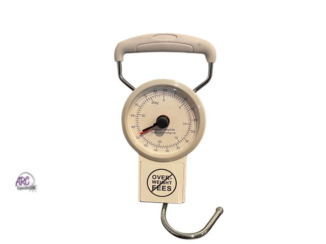 Lot 56-356324 - New, white luggage scale