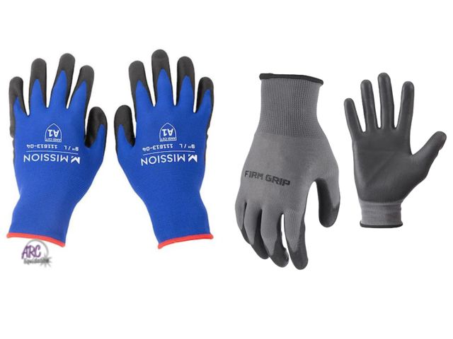 Lot 56-254023 - NEW Lot Of 13 Pairs Of Various Work Gloves Mission A1 Cool Tech Work Gloves Medium, Large, &amp; XL ...