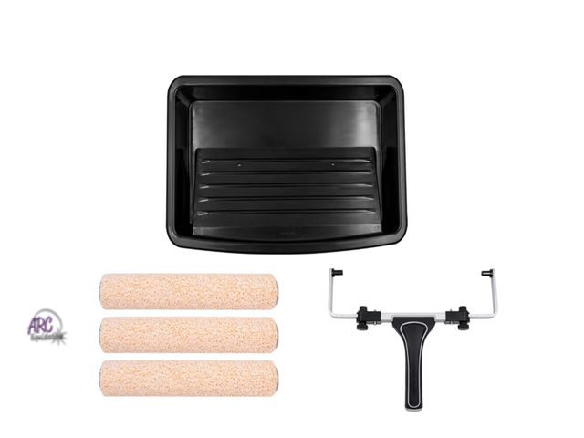 Lot 56-324851 - Used ROLLINGDOG 9-12 Inch Paint Roller Kit - Adjustable Paint Roller Frame, 3 PCS Microfiber Roller ...