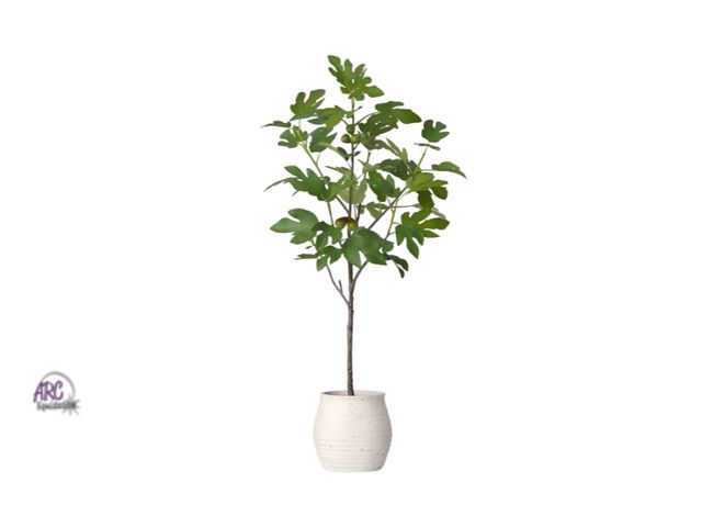 Lot 56-322615 - New,40" Fig Artificial Tree - Threshold™ designed with Studio McGee*Base pot has blue marks on it*