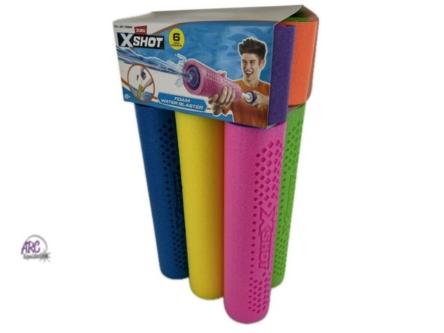 Lot 56-309515 - New, opened package,Zuru X Shot Foam Water Blaster, 5 Pack