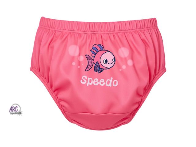 Lot 56-121760 - New Speedo Kids' Swim Reusable Diaper - Pinky The Fish - Medium