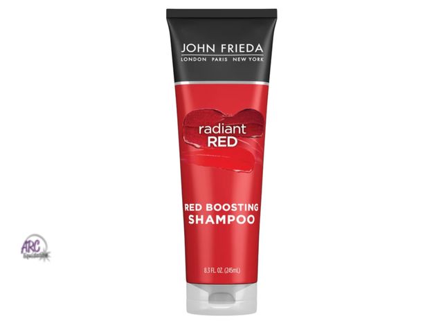Lot 56-669242 - New  John Frieda Radiant Red Red Boosting Shampoo, Daily Shampoo, Helps Enhance Red Hair Shades, 8.3...