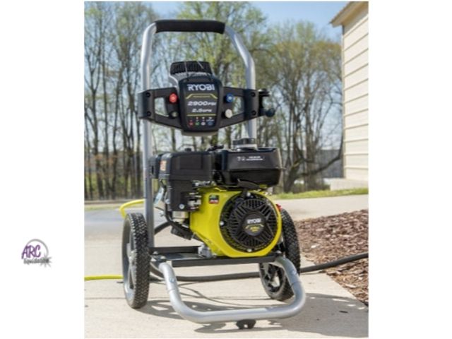 Lot 56-791024 - Used. Tested and works. (Missing wand and hose.) Ryobi 2900 PSI 2.5 GPM Cold Water Gas Pressure Wash...