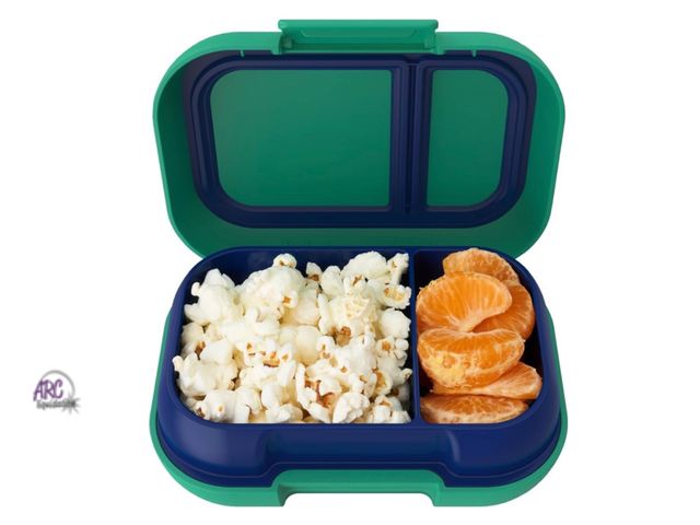 Lot 56-161632 - New in Box Bentgo Kids Snack - 2 Compartment Leak-Proof Bento Box Container for Snacks and Small Mea...