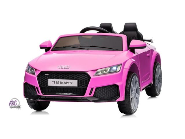 Lot 56-759350 - New in box. Audi TT RS roadster Audi 6V Ride on with Remote, Bluetooth - Pink. Parent control