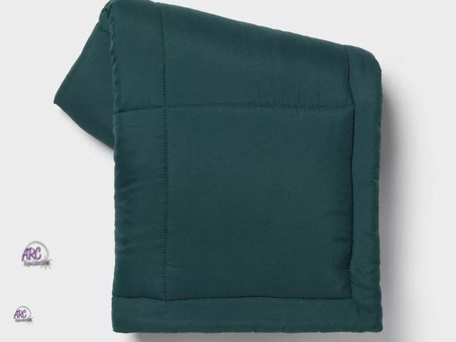 Lot 56-560830 - NEW-Room essentials 48" x 60" blanket-forest green