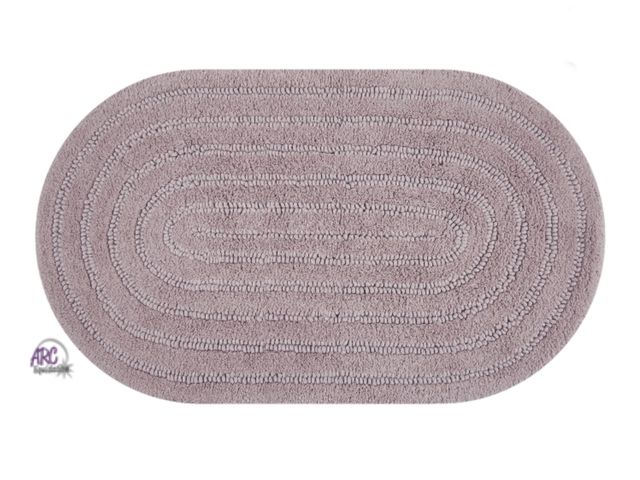 Lot 56-612824 - New Beautiful Oval Cotton Bath Rug by Drew Barrymore, Rose Pink, 20" x 34"