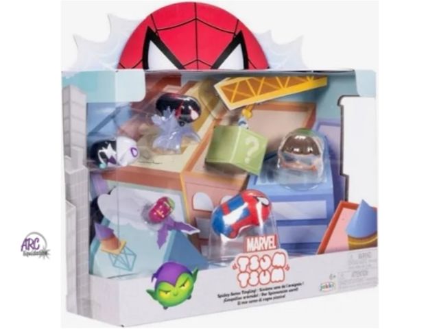 Lot 56-745430 - New Marvel Tsum Tsum Story Moment Spidey-Sense Tingling Exclusive Mini Figure Set
