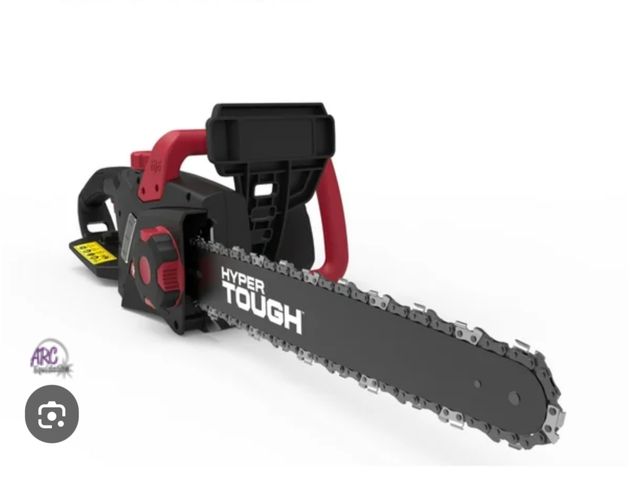 Lot 56-357524 - New, tested works, Hyper tough 15amp 16 inch electric chainsaw
