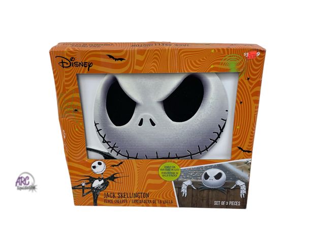 Lot 56-248123 - New Disney The Nightmare Before Christmas Jack Skellington Fence Creeper Decoration