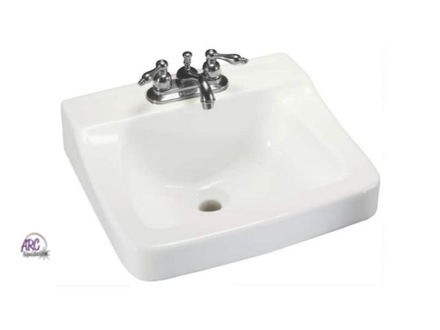 Lot 56-794324 - New glacier bay. Sink only Aragon 19 in. Rectangular Vitreous China Bathroom Sink in White
