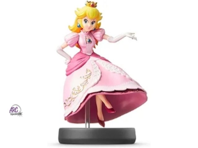 Lot 56-599434 - NEW-CREASES ON TOP OF PACKAGE-Super smash bros princess Peach amiibo