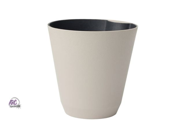 Lot 56-261924 - NEW Mainstays 9 in. Beige Resin Self-Watering Planter