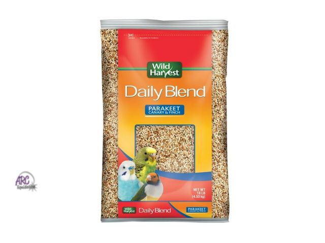 Lot 56-150912 - New Wild Harvest Daily Blend Nutrition Diet Bird Food for Parakeet, Canary and Finch 10 Pounds