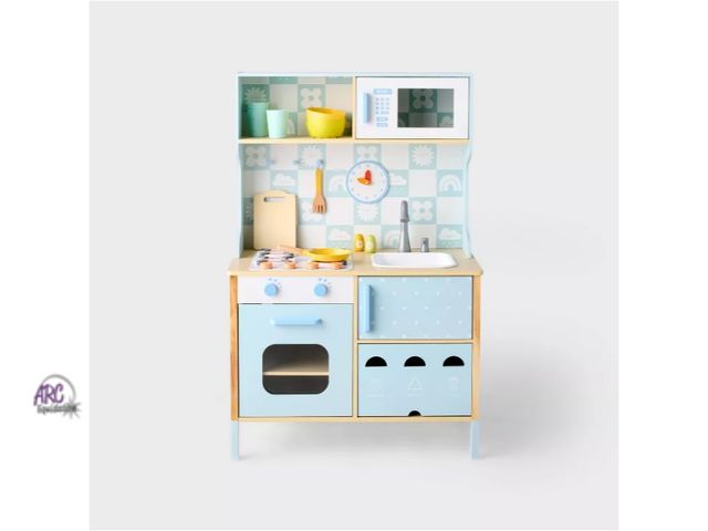 Lot 56-743330 - New. Giggle scape Play Kitchen - 41pc - Gigglescape: Kids Toy Kitchen Playset