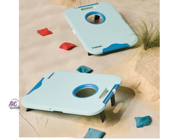 Lot 56-332151 - New in box Molded Bean Bag Toss 23.5"
× 18" - Embark™: Lawn Game
Set for Adults