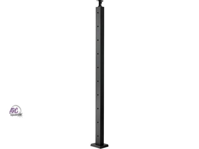 Lot 56-592998 - NEW-VEVOR Cable Railing Post, 36"x2"x2" Level Drilled Deck Railing Post, Stainless Steel Black Cable...