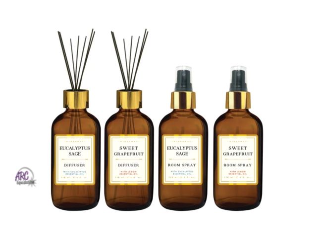 Lot 56-299314 - NEW OUT OF BOX Hideaway Diffusers and Room Sprayers, Set of 4