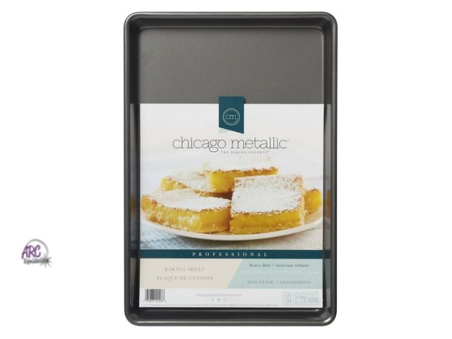 Lot 56-732718 - New / small dents on bottom. Chicago Metallic Professional Non-Stick Cooking/Baking Sheet