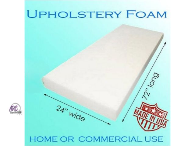 Lot 56-734918 - New in box. AK Trading Foam Sheet, Upholstery Foam, Home and Commercial (3" x 24" x 72")