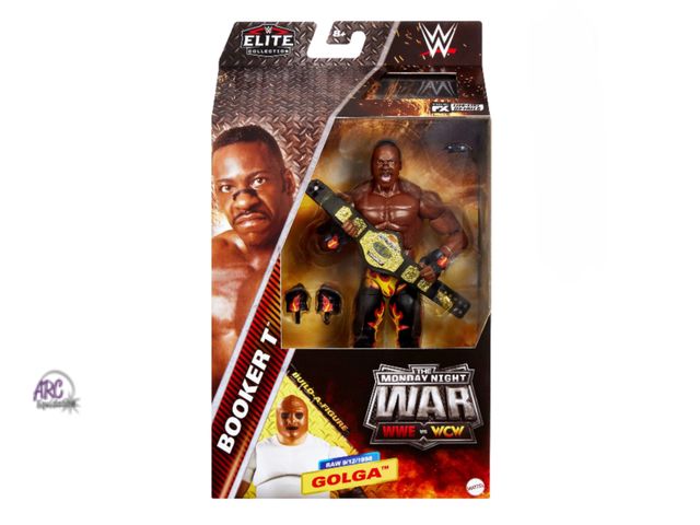 Lot 56-631130 - New with slight box damage WWE Monday Night War Elite Collection Booker T Action Figure with Accesso...