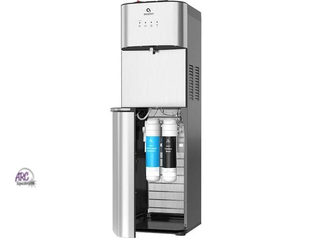 Lot 56-738418 - Powers on. Unable to do any further testing. Dent on side. Self-Cleaning Bottleless Water Cooler Wat...