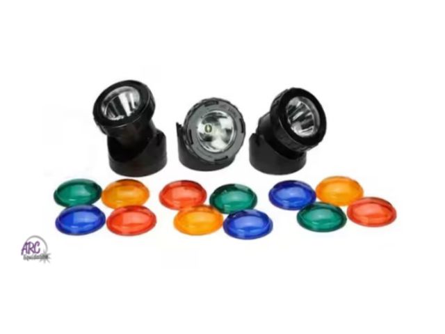 Lot 56-431460 - New Out of Package - Tested &amp; Works - Pond and Landscape LED Lights (3-Set)
