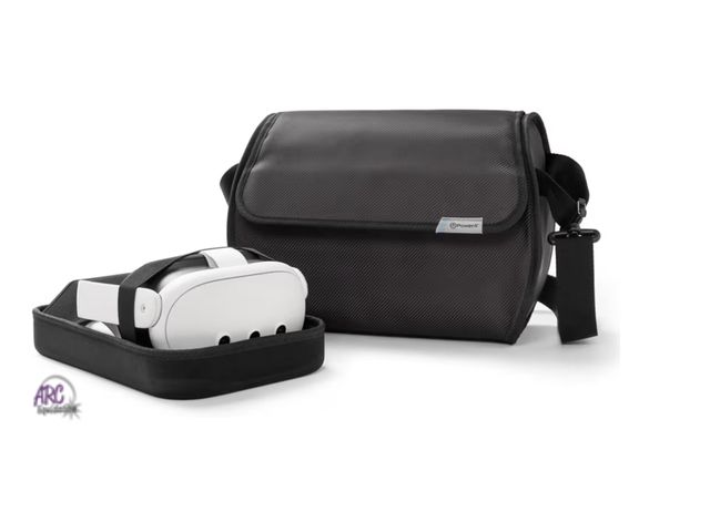 Lot 56-359034 - New, PowerA Travel Bag for Meta Quest 3 / 35, form fitted interior, travel ready, adjustable strap, ...