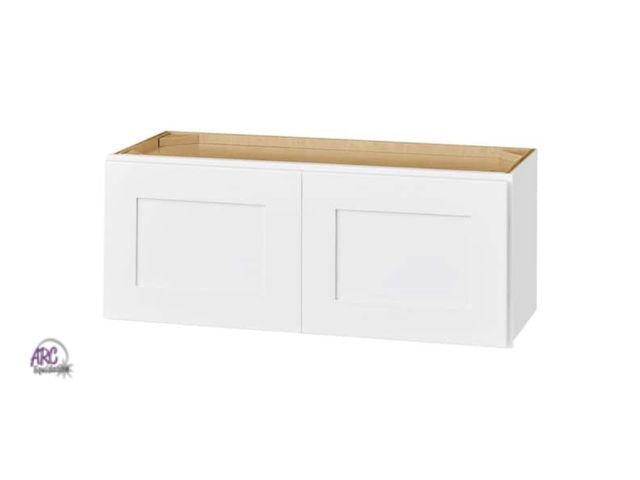 Lot 56-636364 - New Opened Box - Hampton Bay Avondale 30 in. W x 12 in. D x 12 in. H Ready to Assemble Plywood Shake...