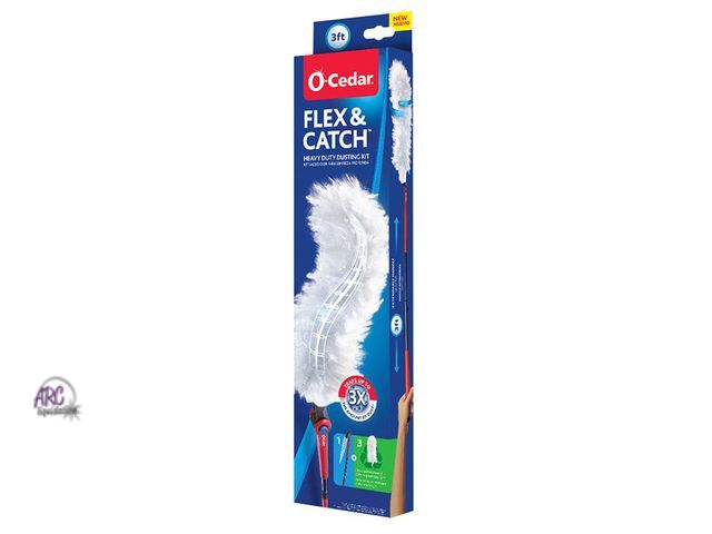 Lot 56-511912 - NEW- O- CEDAR-Flex &amp; Catch™ Heavy Duty Dusting Kit