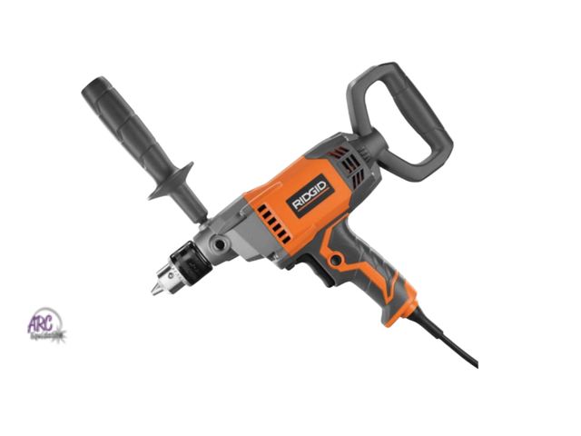 Lot 56-604823 - New, open box RIDGID
9 Amp Corded 1/2 in. Spade Handle Mud Mixer.