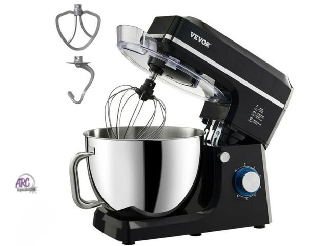 Lot 56-758398 - New VEVOR Stand Mixer, 8.3QT Dough Mixer, 660W 6+P Speeds Tilt-head Food Mixer with Stainless Steel ...