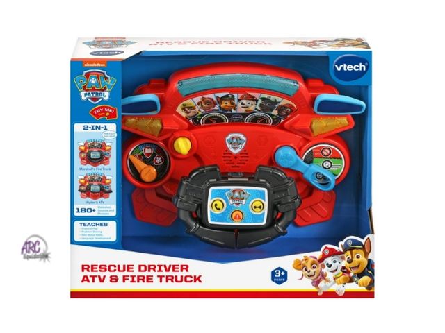 Lot 56-744630 - New VTech PAW Patrol Rescue Driver ATV &amp; Fire Truck