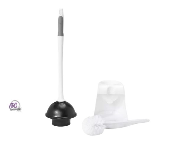Lot 56-306114 - New, no tags,Toilet Brush and Plunger Combo - Dealworthy