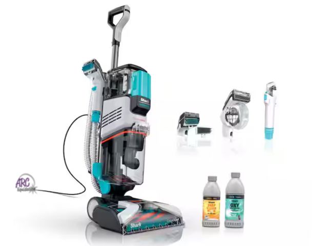 Lot 56-436238 - Brand new in box Shark
CarpetXpert Upright Deep Carpet Cleaner Corded with StainStriker and Shampooe...