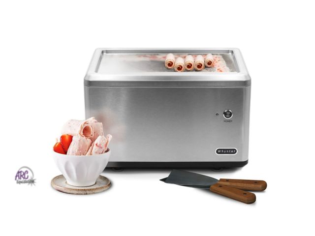 Lot 56-165852 - New Tested &amp; Works Whynter ICR-300SS Portable Instant Automatic Compressor Ice Cream Maker Froze...
