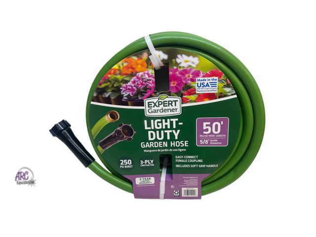 Lot 56-353824 - New, Expert gardener light duty 50 foot garden hose